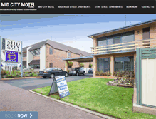 Tablet Screenshot of midcitymotel.com